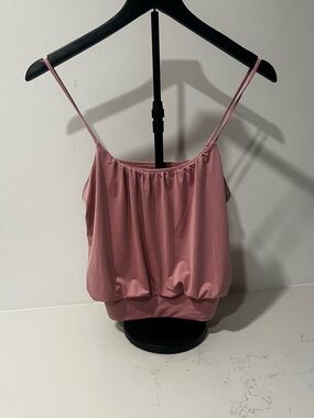 Express Rose Pink Spaghetti Strap Tank
